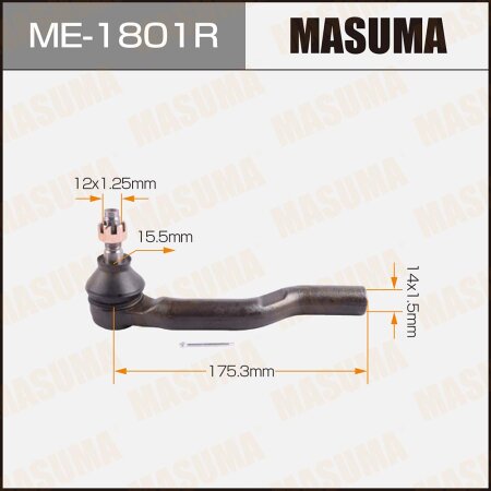 Tie rod end Masuma, ME-1801R