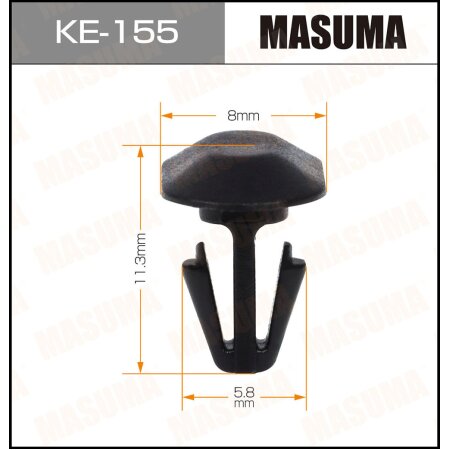 Retainer clip Masuma plastic, KE-155