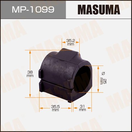 Stabilizer bar bushing Masuma, MP-1099