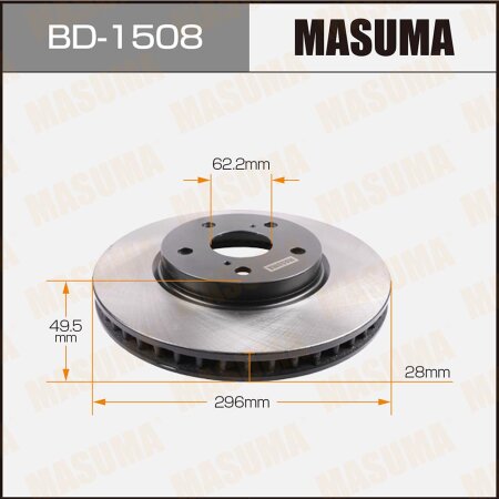 Brake disk Masuma, BD-1508