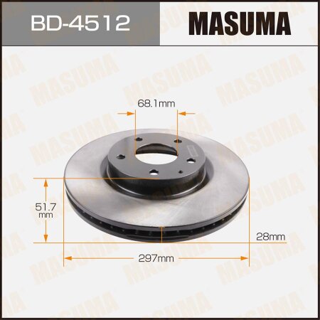 Brake disk Masuma, BD-4512