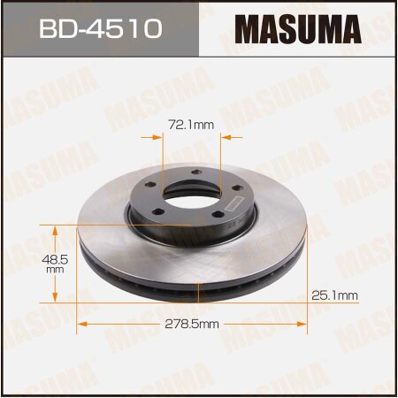 Brake disk Masuma, BD-4510