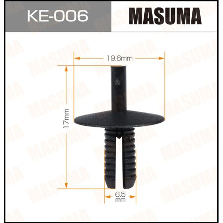Retainer clip Masuma plastic, KE-006