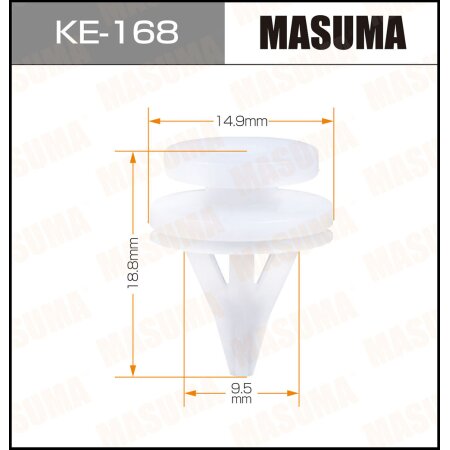 Retainer clip Masuma plastic, KE-168