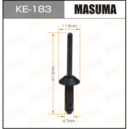 Retainer clip Masuma plastic, KE-183