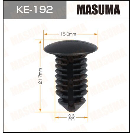 Retainer clip Masuma plastic, KE-192