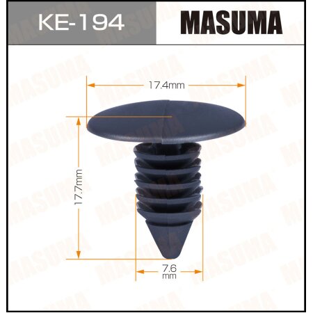 Retainer clip Masuma plastic, KE-194