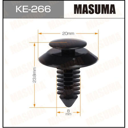 Retainer clip Masuma plastic, KE-266