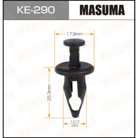 Retainer clip Masuma plastic, KE-290