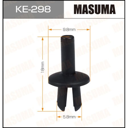 Retainer clip Masuma plastic, KE-298