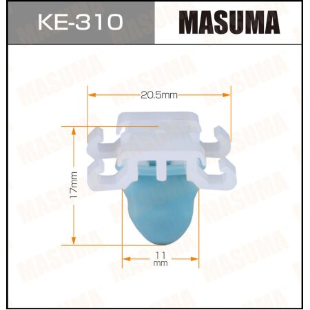 Retainer clip Masuma plastic, KE-310