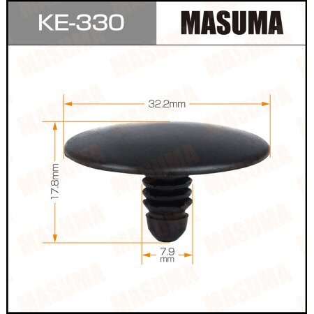 Retainer clip Masuma plastic, KE-330