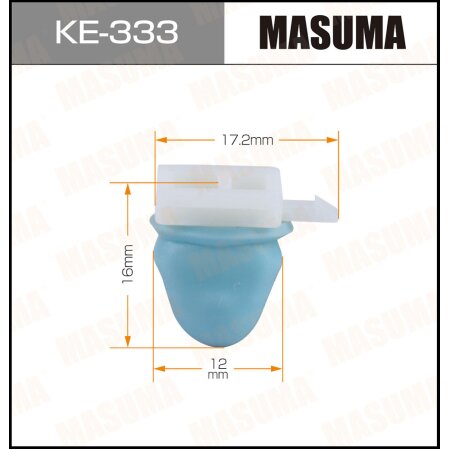 Retainer clip Masuma plastic, KE-333