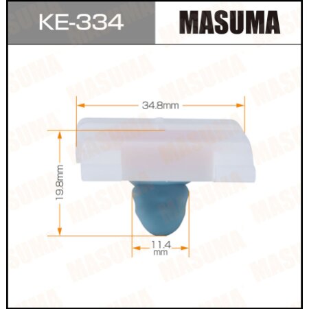 Retainer clip Masuma plastic, KE-334