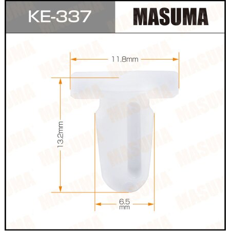 Retainer clip Masuma plastic, KE-337