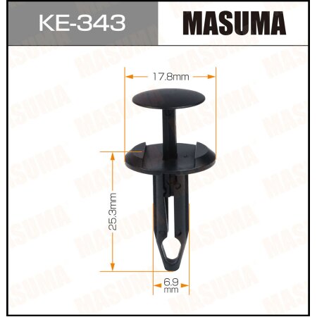 Retainer clip Masuma plastic, KE-343