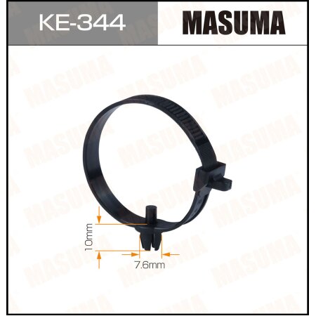 Retainer clip Masuma plastic, KE-344