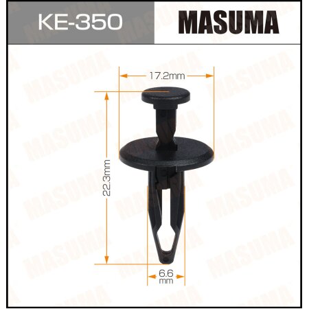 Retainer clip Masuma plastic, KE-350