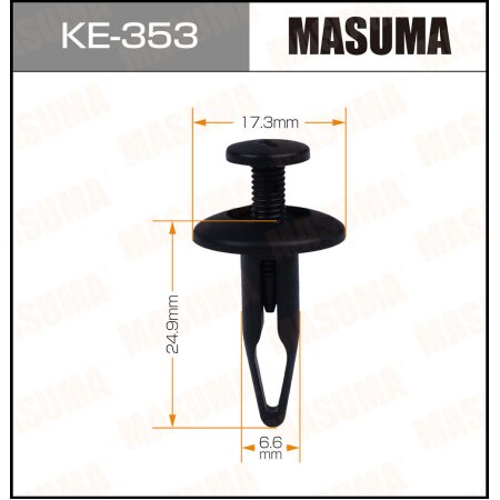 Retainer clip Masuma plastic, KE-353