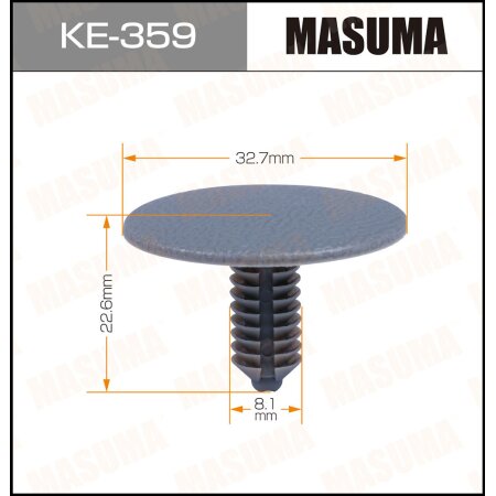 Retainer clip Masuma plastic, KE-359