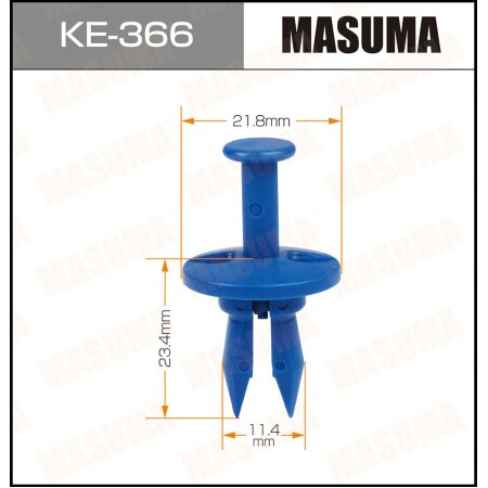 Retainer clip Masuma plastic, KE-366