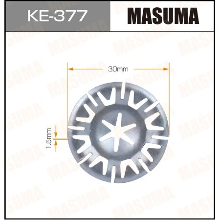 Retainer clip Masuma plastic, KE-377