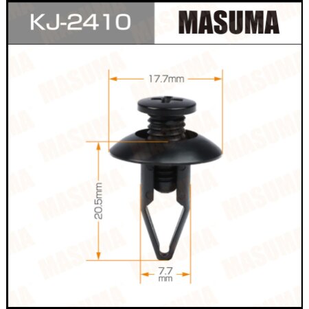 Retainer clip Masuma plastic, KJ-2410