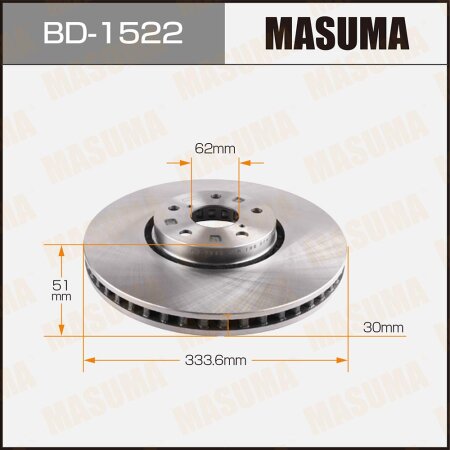 Brake disk Masuma LH, BD-1522