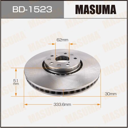 Brake disk Masuma RH, BD-1523