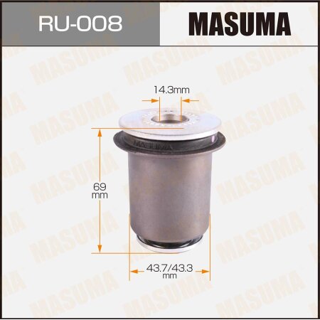 Silent block suspension bush Masuma, RU-008