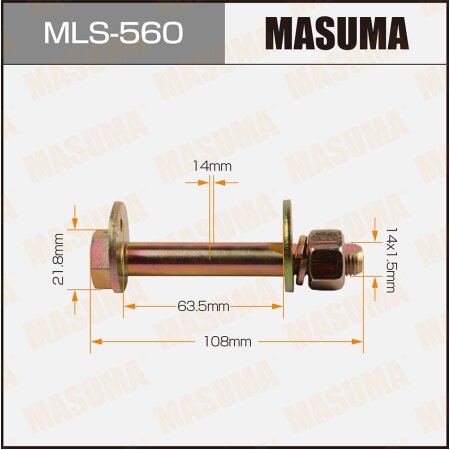 Camber adjustment bolt Masuma, MLS-560