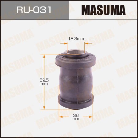 Silent block suspension bush Masuma, RU-031