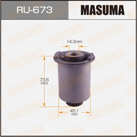 Silent block suspension bush Masuma, RU-673