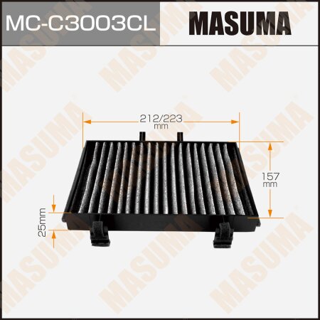 Cabin air filter Masuma charcoal, MC-C3003CL
