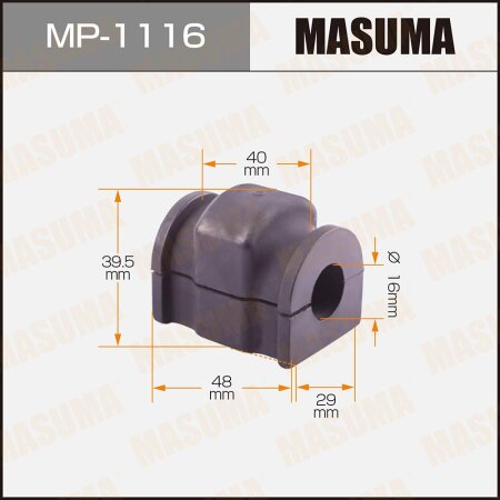 Stabilizer bar bushing Masuma, MP-1116