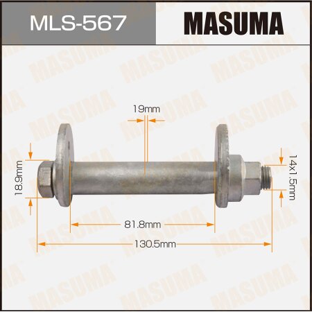 Camber adjustment bolt Masuma, MLS-567