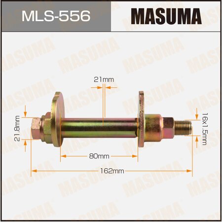 Camber adjustment bolt Masuma, MLS-556