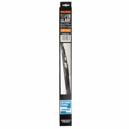 Wiper blade Masuma Optimum 18" (450mm) framed, mount J-hook, Pin, Bayonet, MU-018S