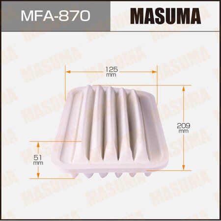 Air filter Masuma, MFA-870