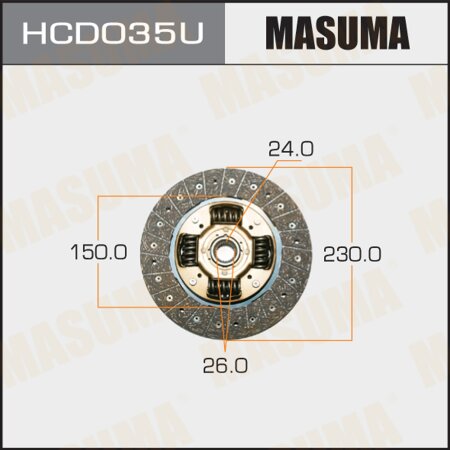Clutch disc Masuma, HCD035U