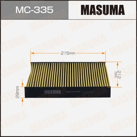 Cabin air filter Masuma, MC-335