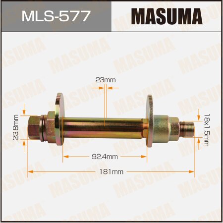 Camber adjustment bolt Masuma, MLS-577