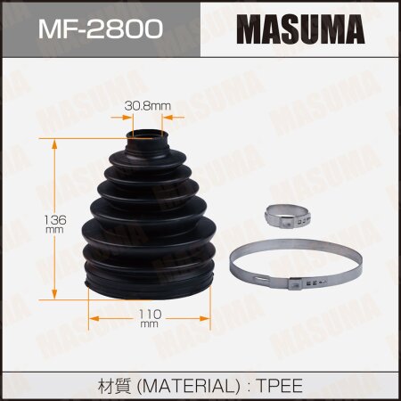 CV Joint boot Masuma (plastic), MF-2800