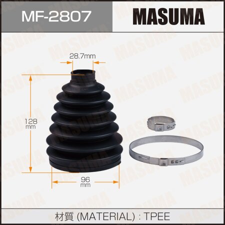 CV Joint boot Masuma (plastic), MF-2807