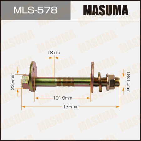 Camber adjustment bolt Masuma, MLS-578
