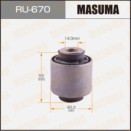 Silent block suspension bush Masuma, RU-670