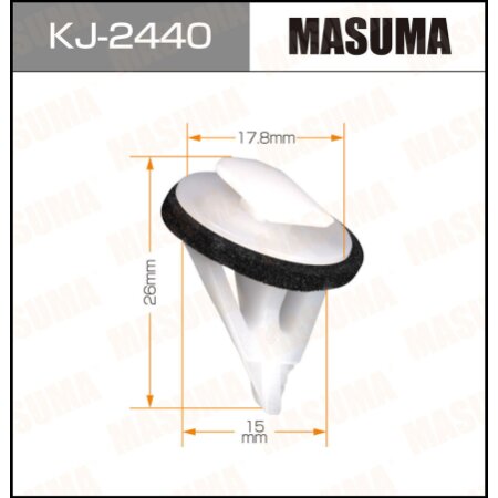 Retainer clip Masuma plastic, KJ-2440