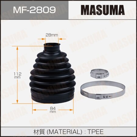 CV Joint boot Masuma (plastic), MF-2809