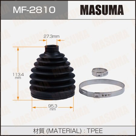 CV Joint boot Masuma (plastic), MF-2810