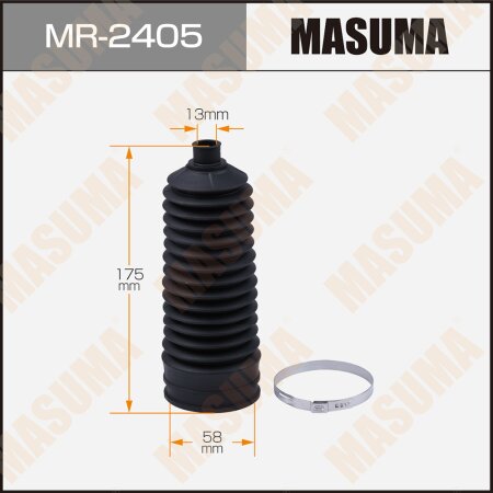 Steering gear boot Masuma (plastic), MR-2405